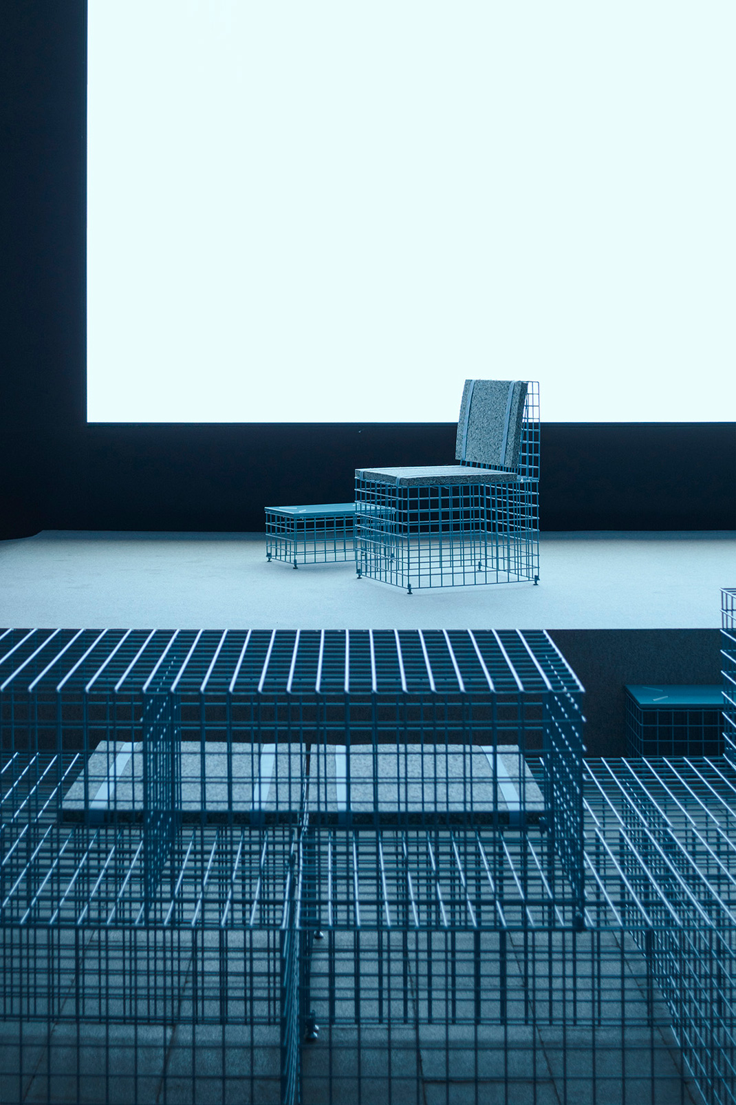 艺术装置 西班牙 灵感集 艺术装置 海浪 网格 海洋 概念空间 logo设计